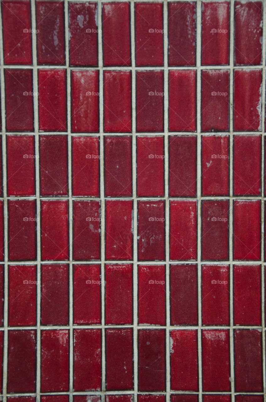 Red tile background 