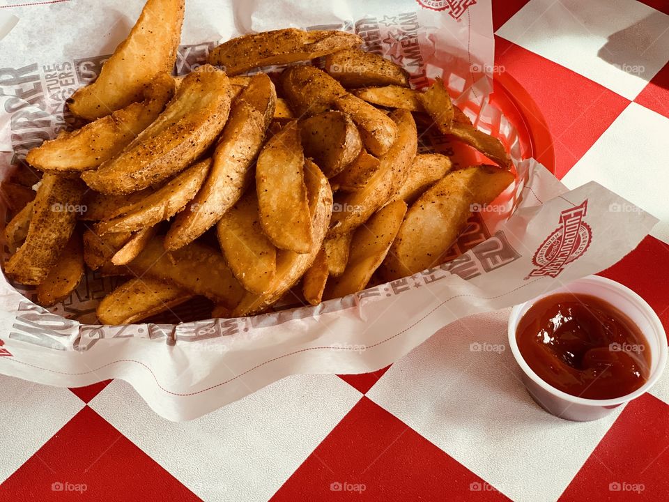 Seasoned fries are the best!
