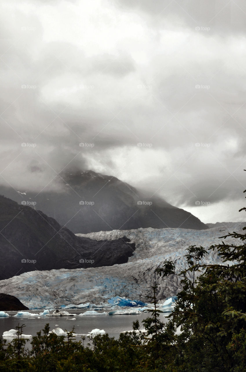 snow mountain ice hill by refocusphoto