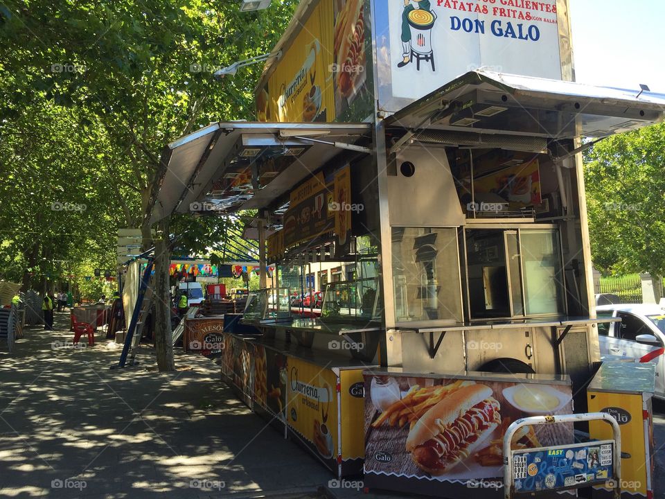 Street food ready to serve 