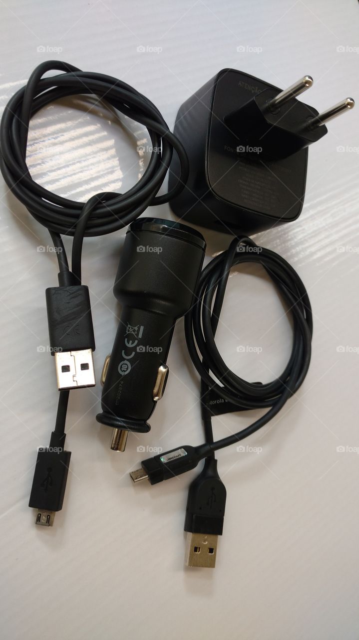 Cabos USB. Plugs,  carregadores.
