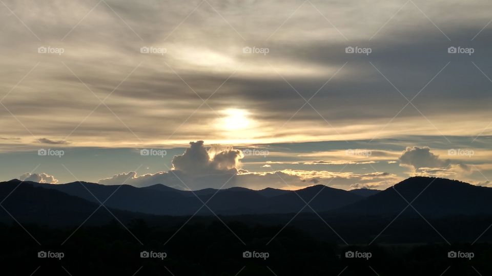 Sunset on the way 
Smokey Mountains of Western North Carolina