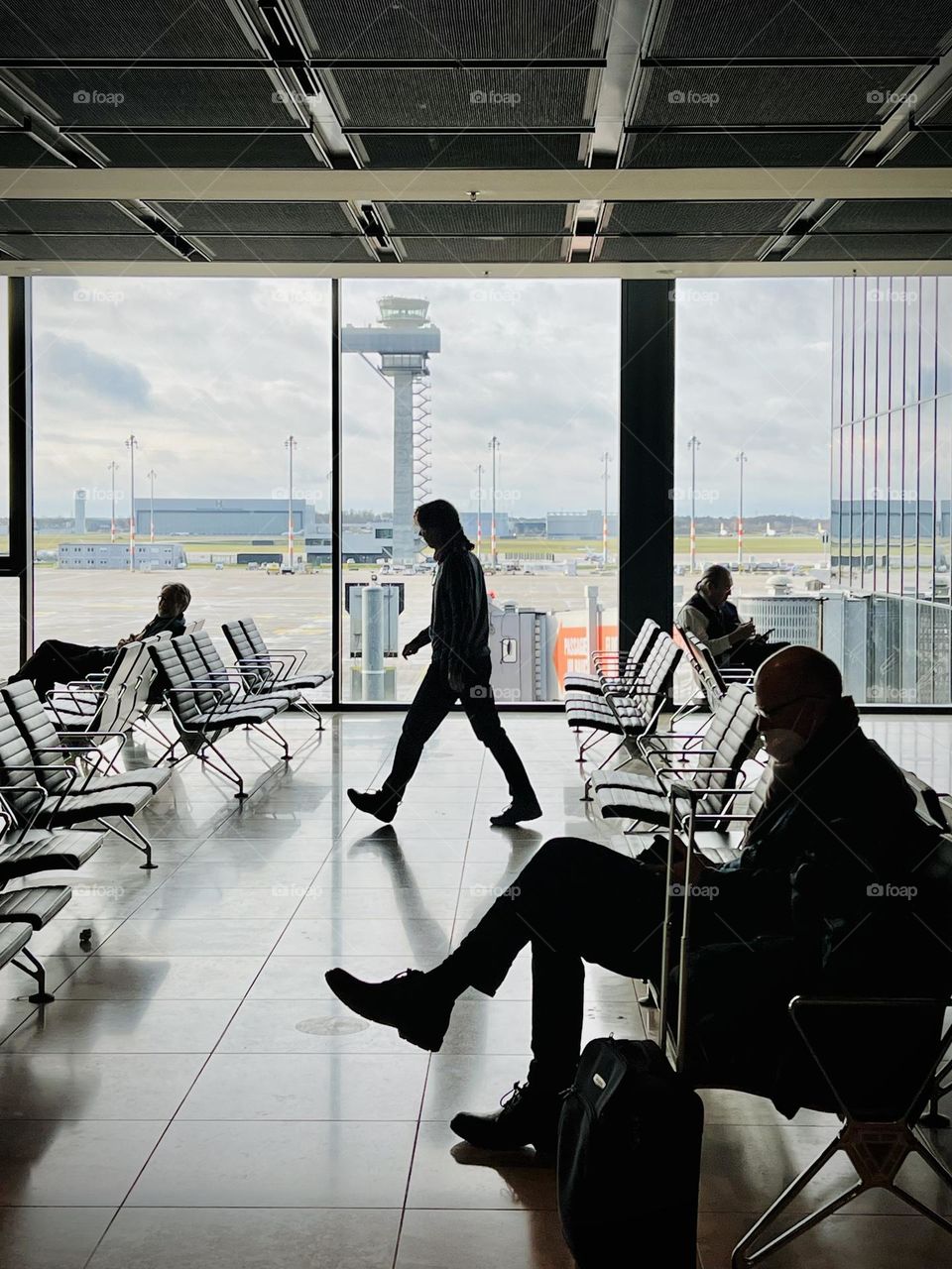 Airport waiting