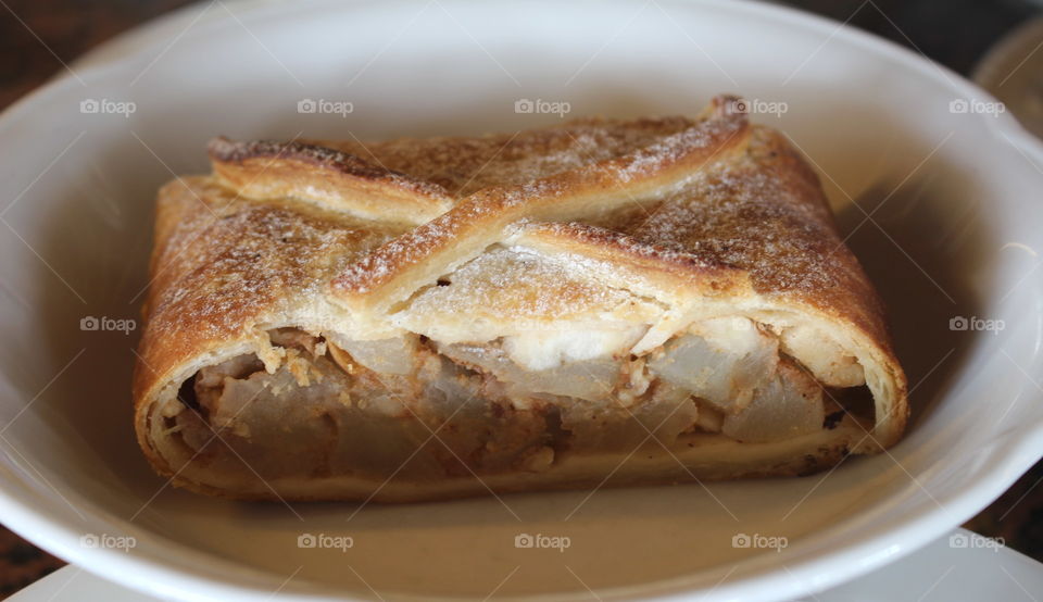 Apfelstrudel in Austria.