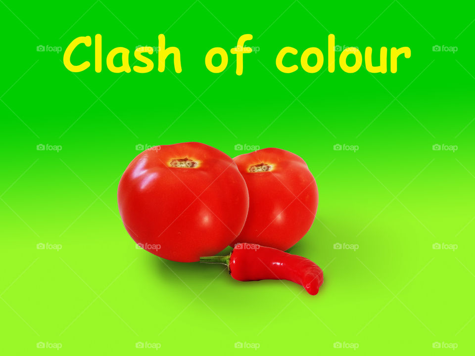 clash of colour!