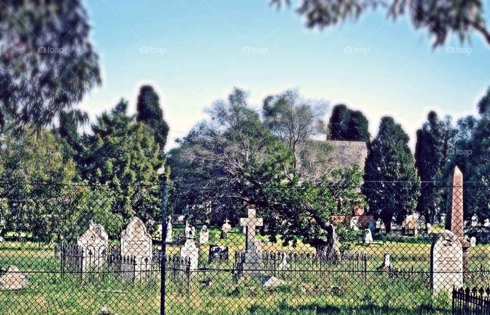 creepy graveyard...