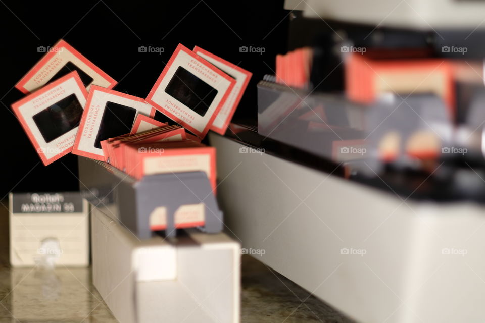 35mm slide show prep