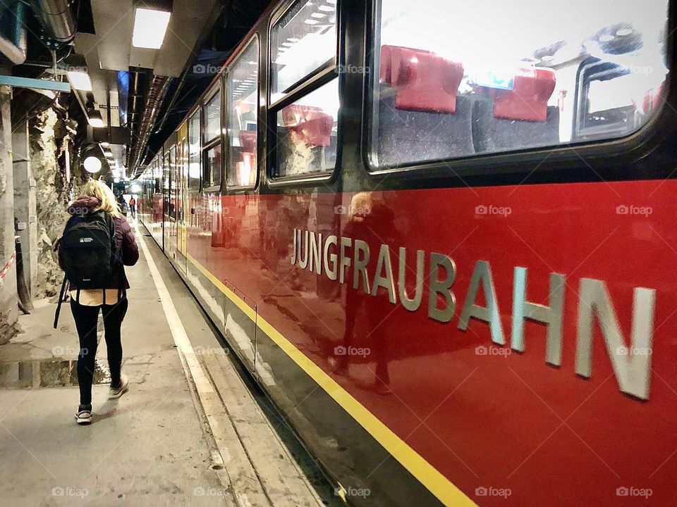 Taking a train up to the “Top of Europe”; Jungfraujoch has the highest railway station in the Swiss Alps 