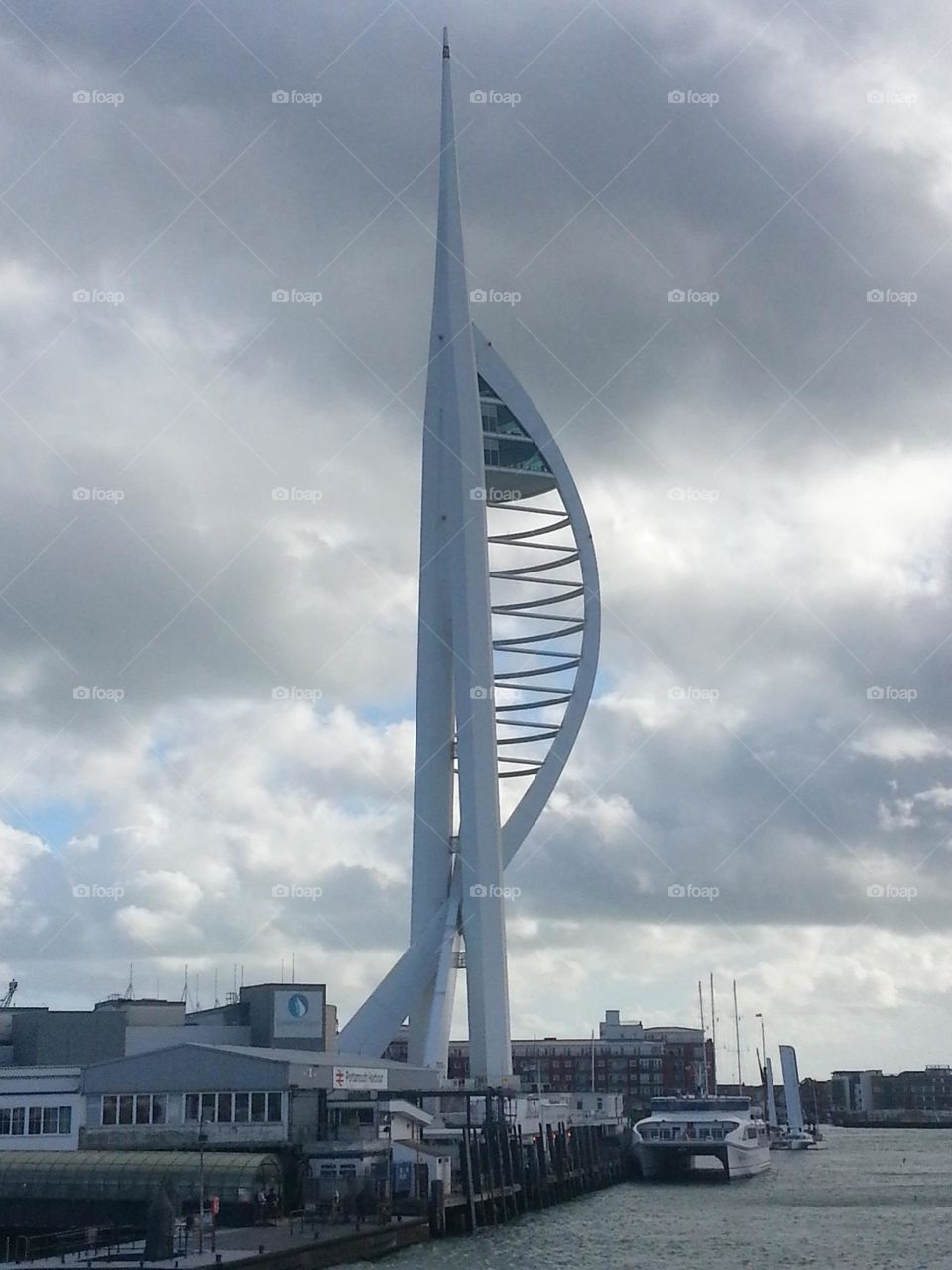 spinnaker tower. traveled to england!