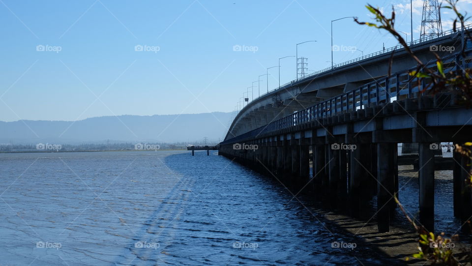 Bridge, a cityscape