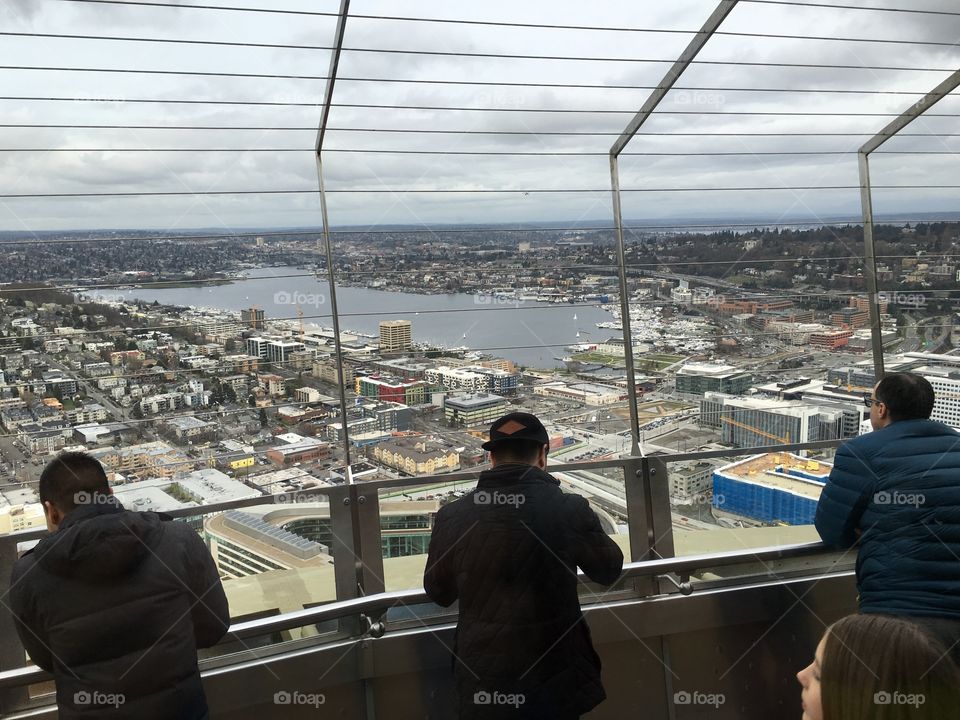 Seattle from Space Needle 