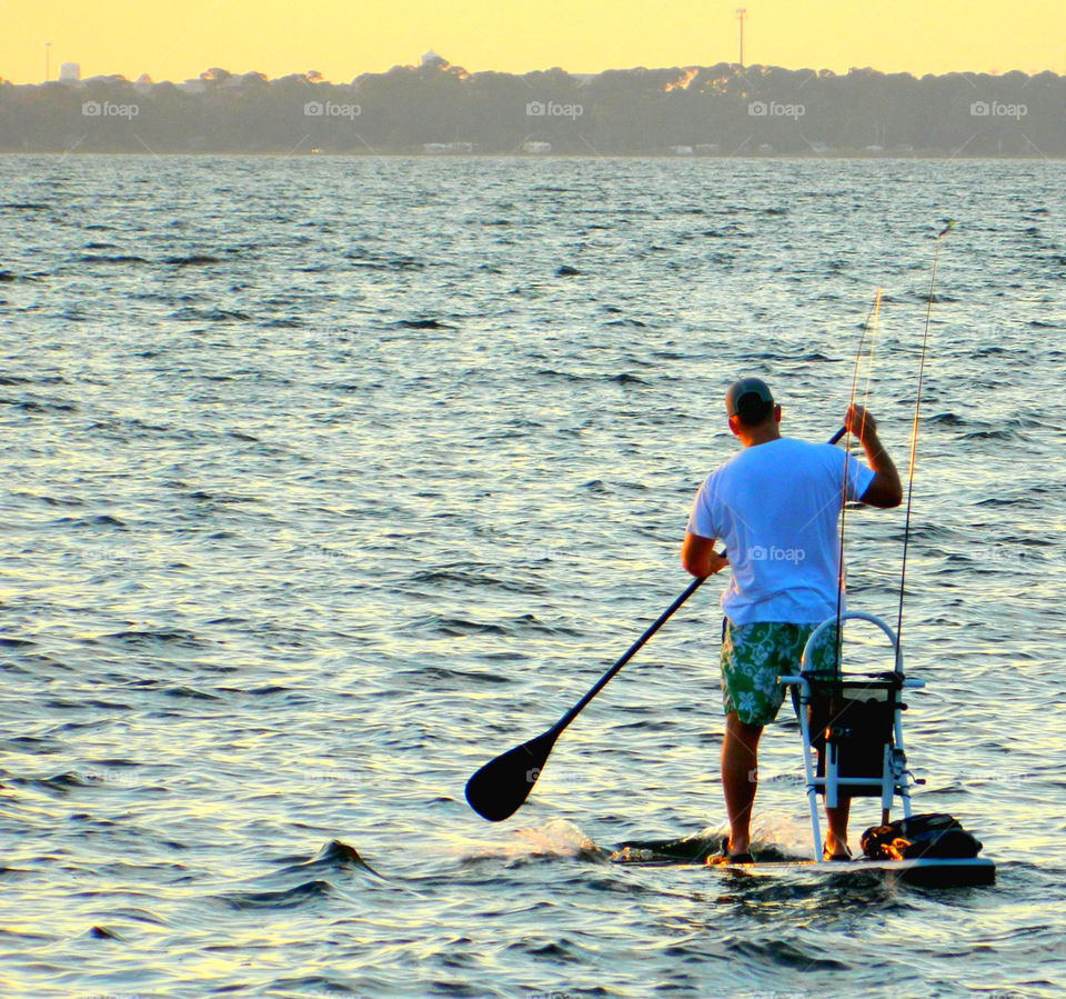 Paddle-boarding