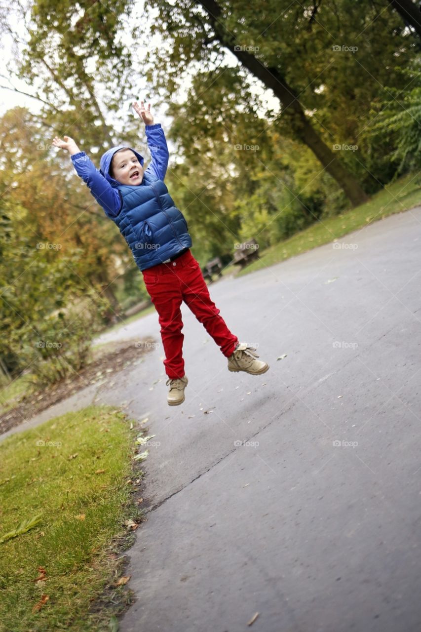 boy jumping