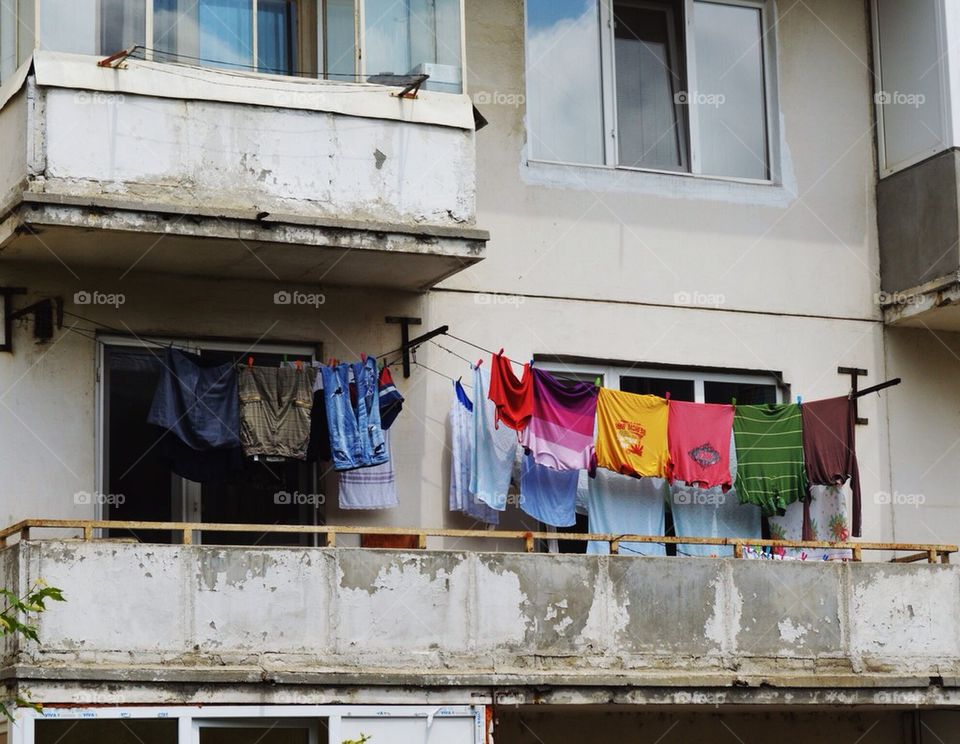 Drying clothes