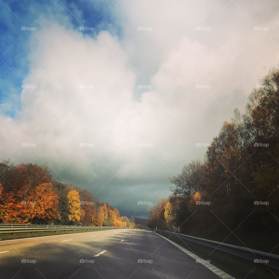 Roadtrip in fall