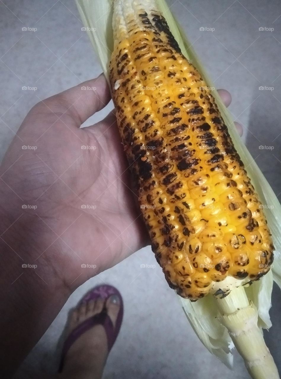 indian corn bhutta
