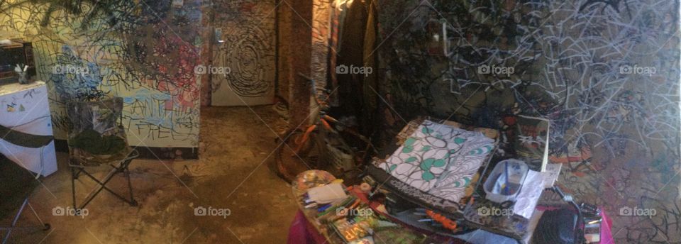 My room during the summer. I draw on everything & then I use the #PanoramaCameraOption on my #iPod to take photos of it all. I have some more photos that I will upload soon that all show my room & My Art on everything. #RoomArt