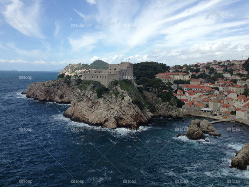 VIEW FROM DUBROVNIK CITY WALLS