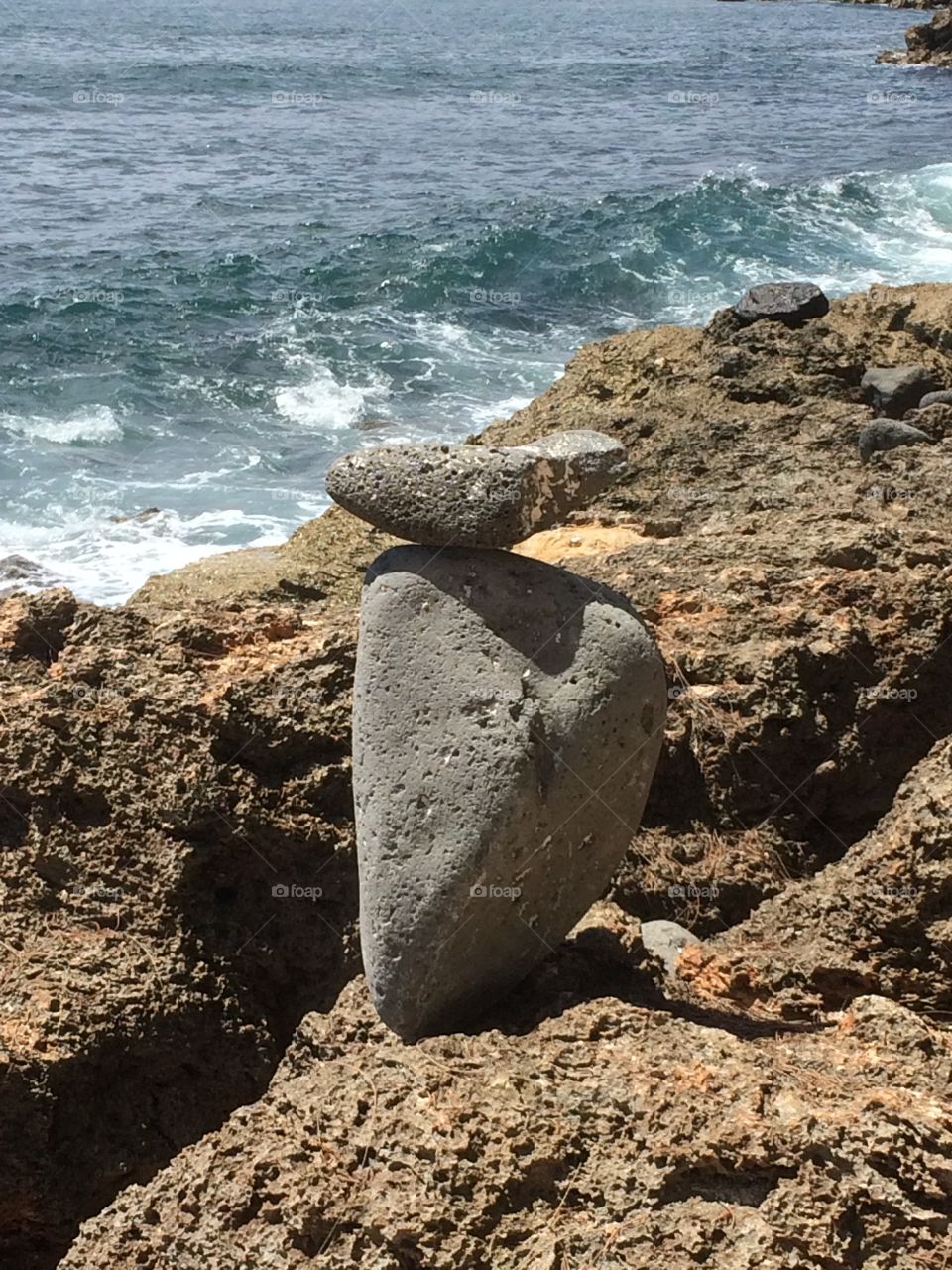 Ocean Side Stone Stacking