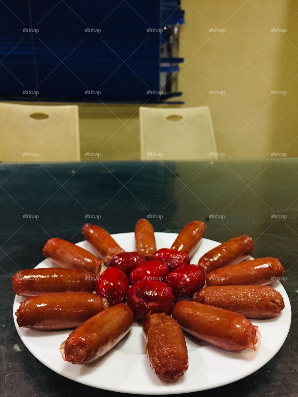Hotdog and Longganisa for dinner