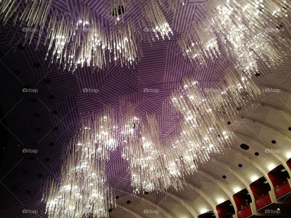 Teatro Regio Torino- ceiling light