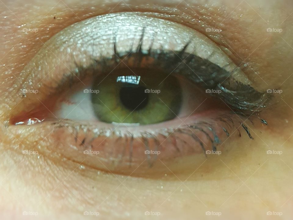 Macro shot of eye