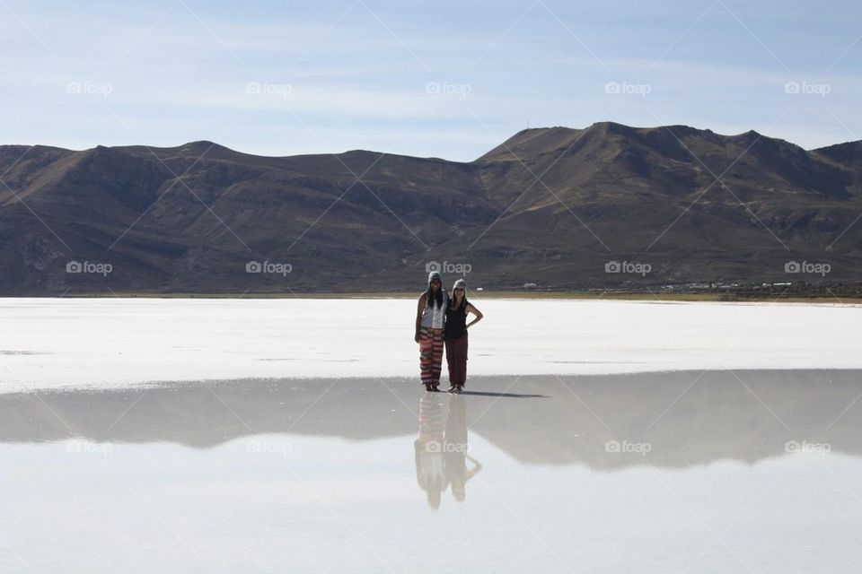 Reflections at the Salt Flats, Bolivia 