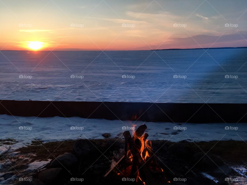 Lake Simcoe sunset
