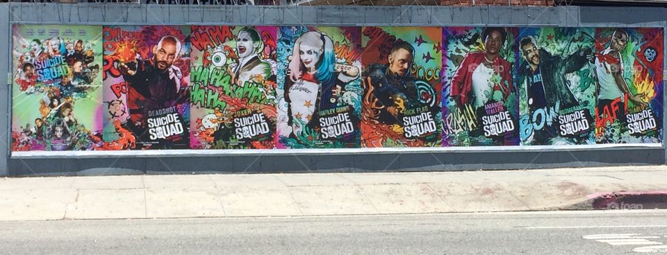 Suicide squad movie art