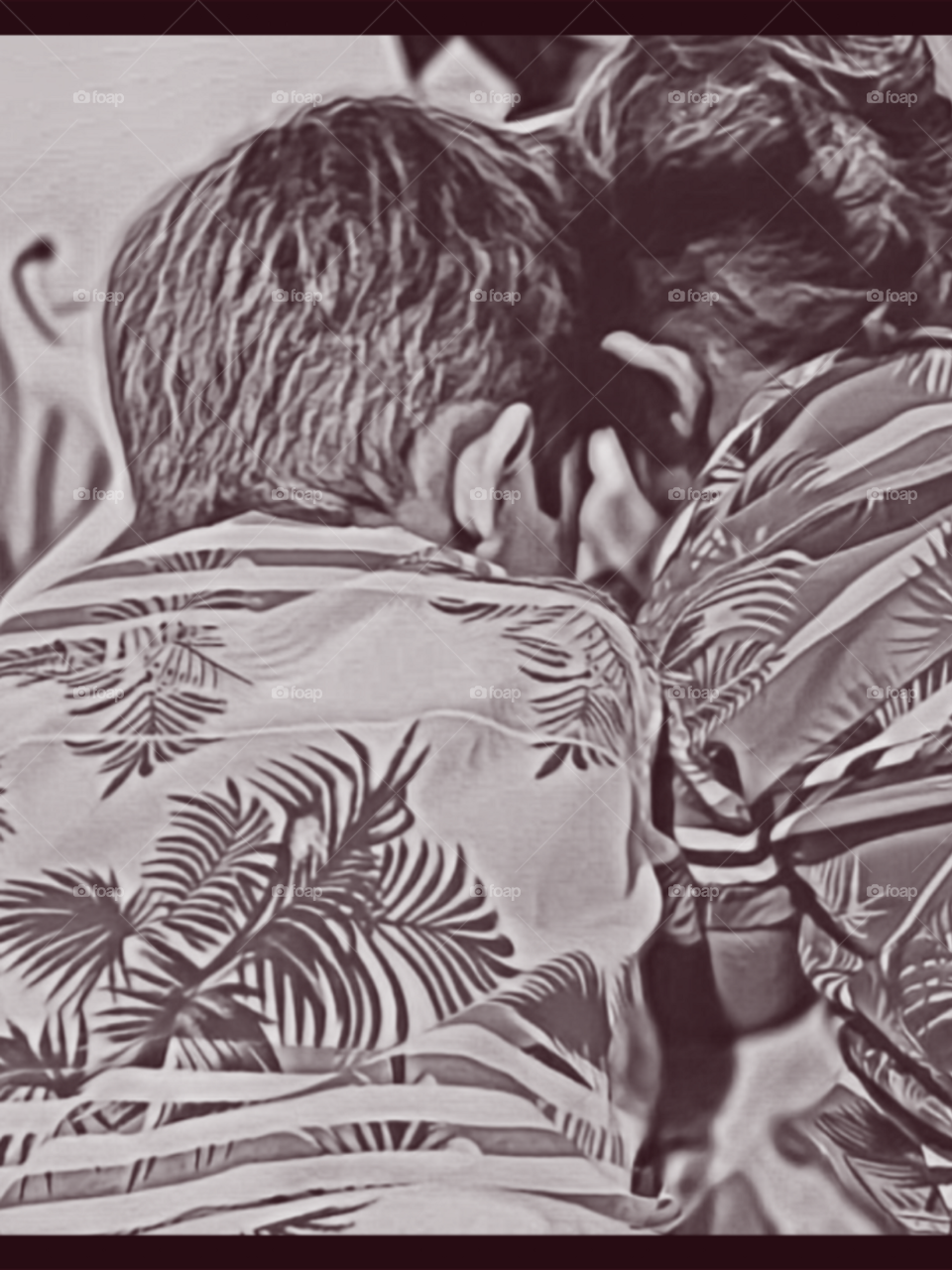 Those are the two reasons why I fight every day... We don't always have good days, but seeing these boys I love so much I find strength that nwm knew I had! ;) I love you... Sergio&Saulo