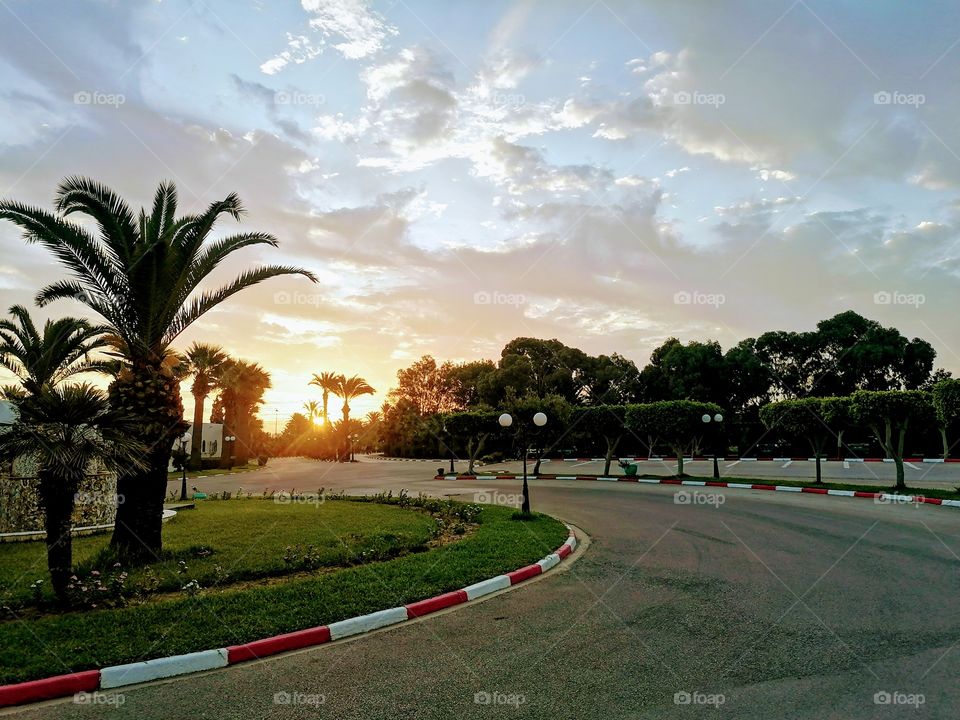 Sunrise in Tunisia