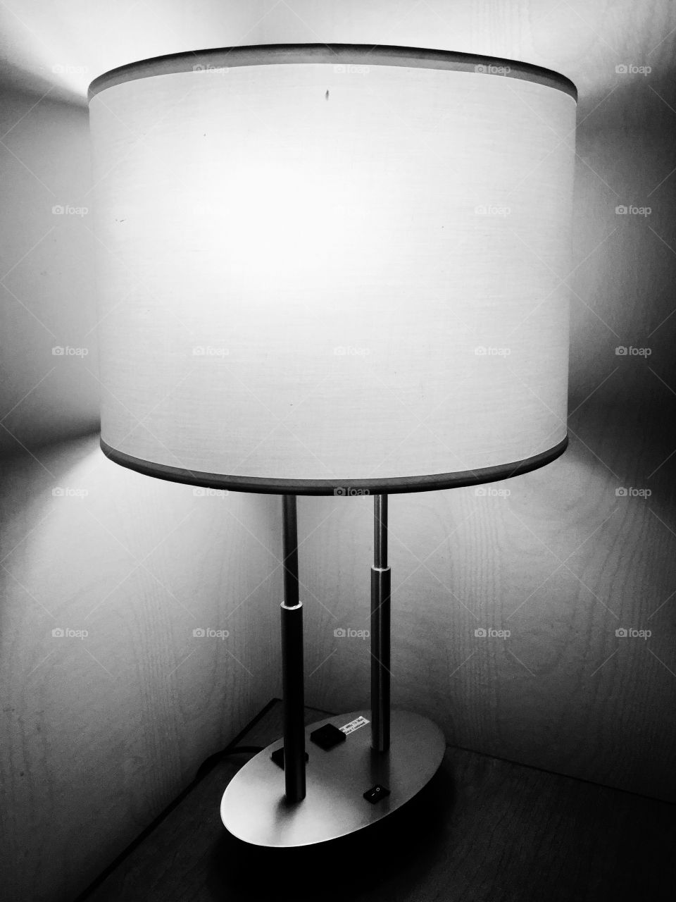 Black and White Lamp