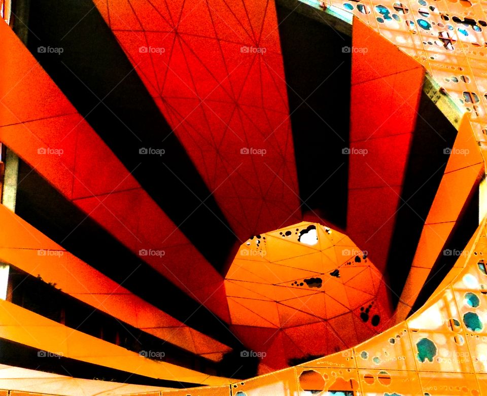Detail architecture in Lyon in France