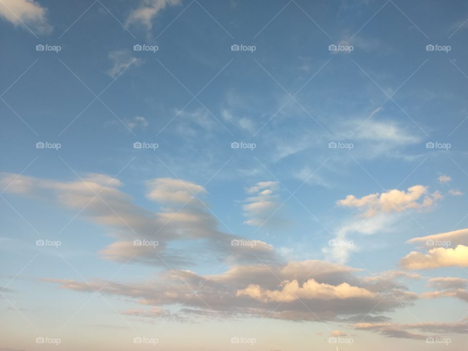 BLUE sky and Clouds