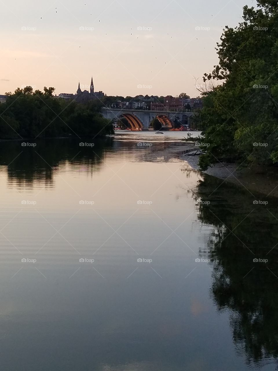 Water, River, Reflection, Lake, No Person