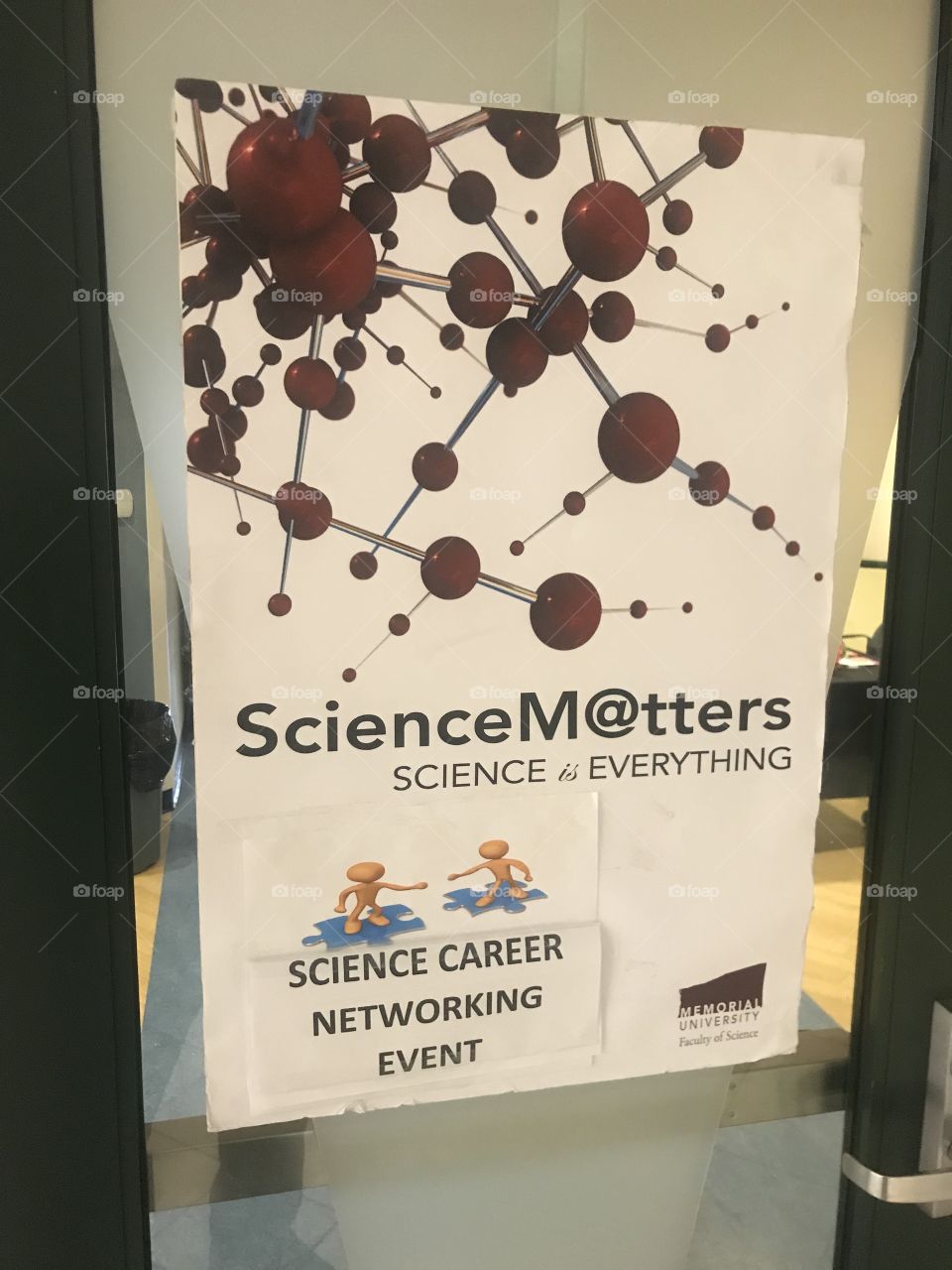 A poster for the science matters campaign, which is about promoting interest in the sciences, but also why the sciences are increasingly relevant in our tech savvy world. Sponsored by MUN (memorial university of Newfoundland). Science career network