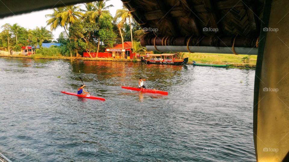 The boat ride is very joy full moment this is routine for moving
