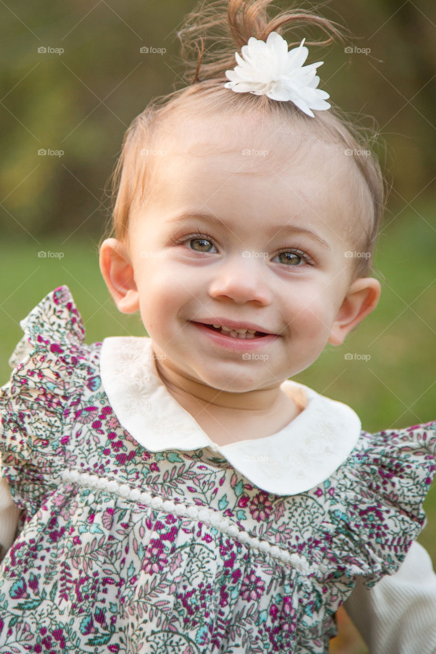 Smiling cute girl