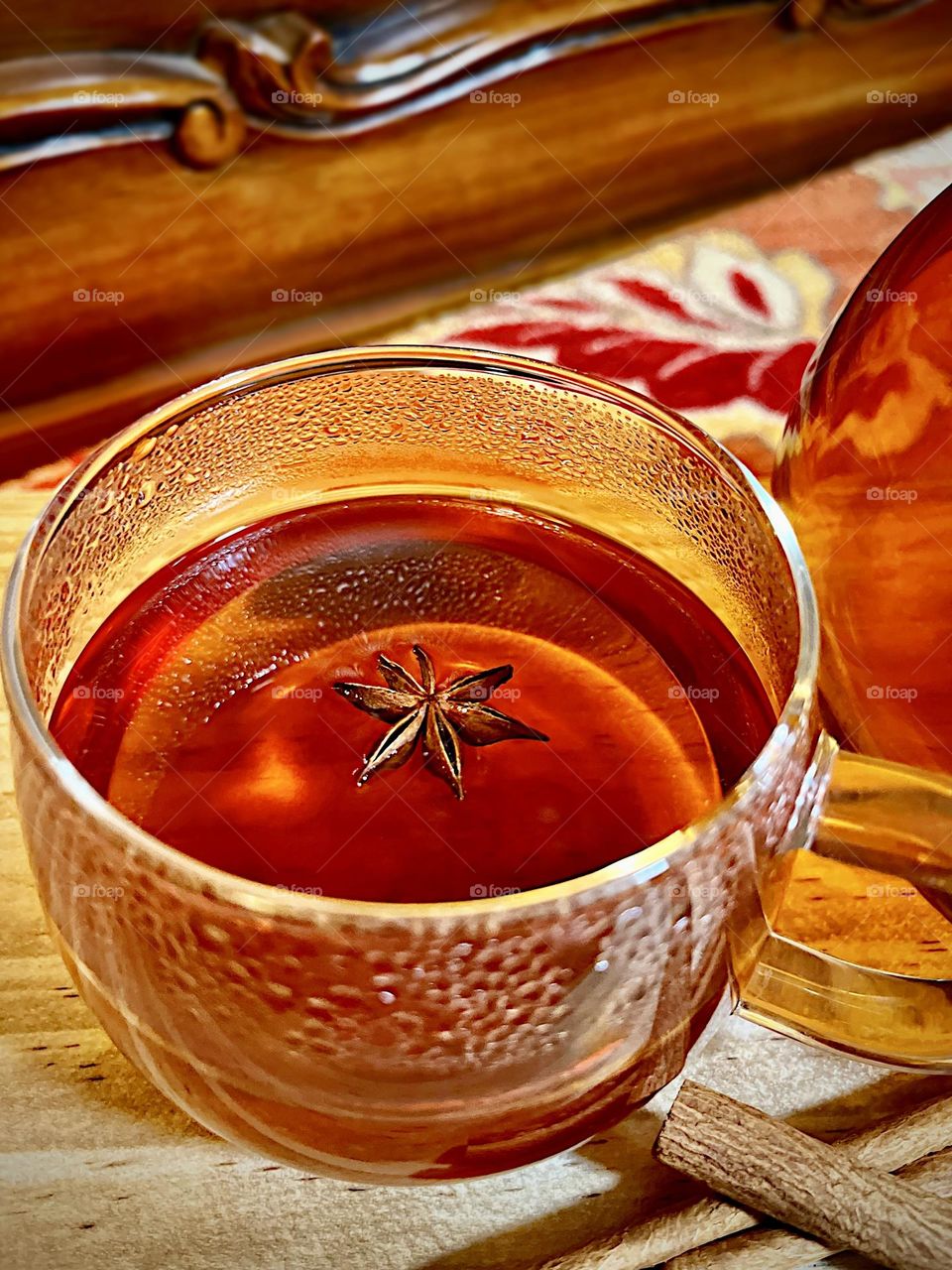 Hot Tea in Fall Colors