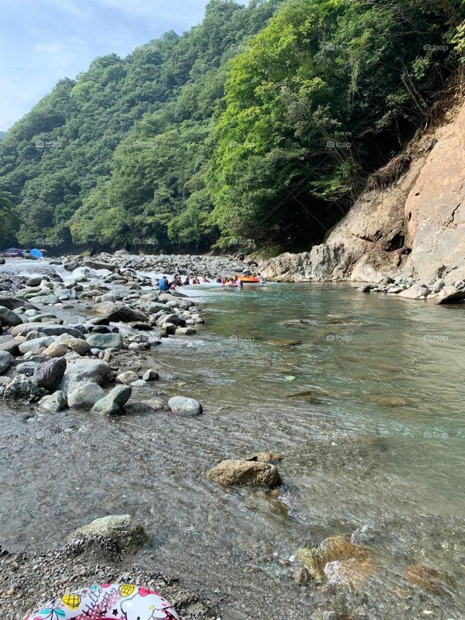 nice view of the stream with amazing nature
