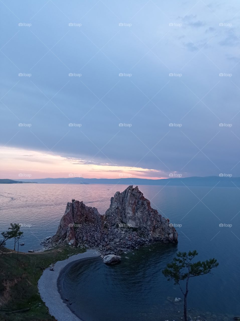 Sunset on Baikal. Закат на Байкале