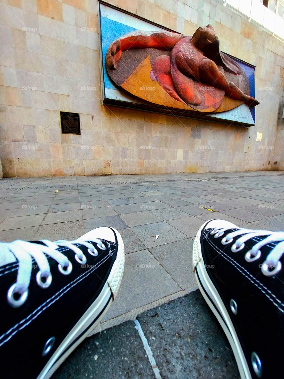 caminado por las calles de la ciudad de México.