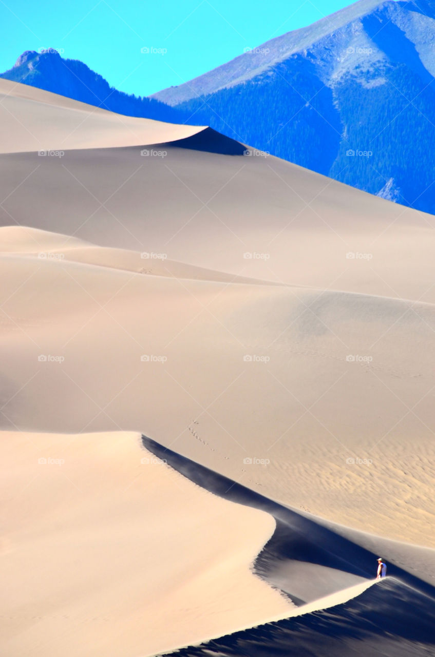 sand dunes quiet sky by anchor3n1