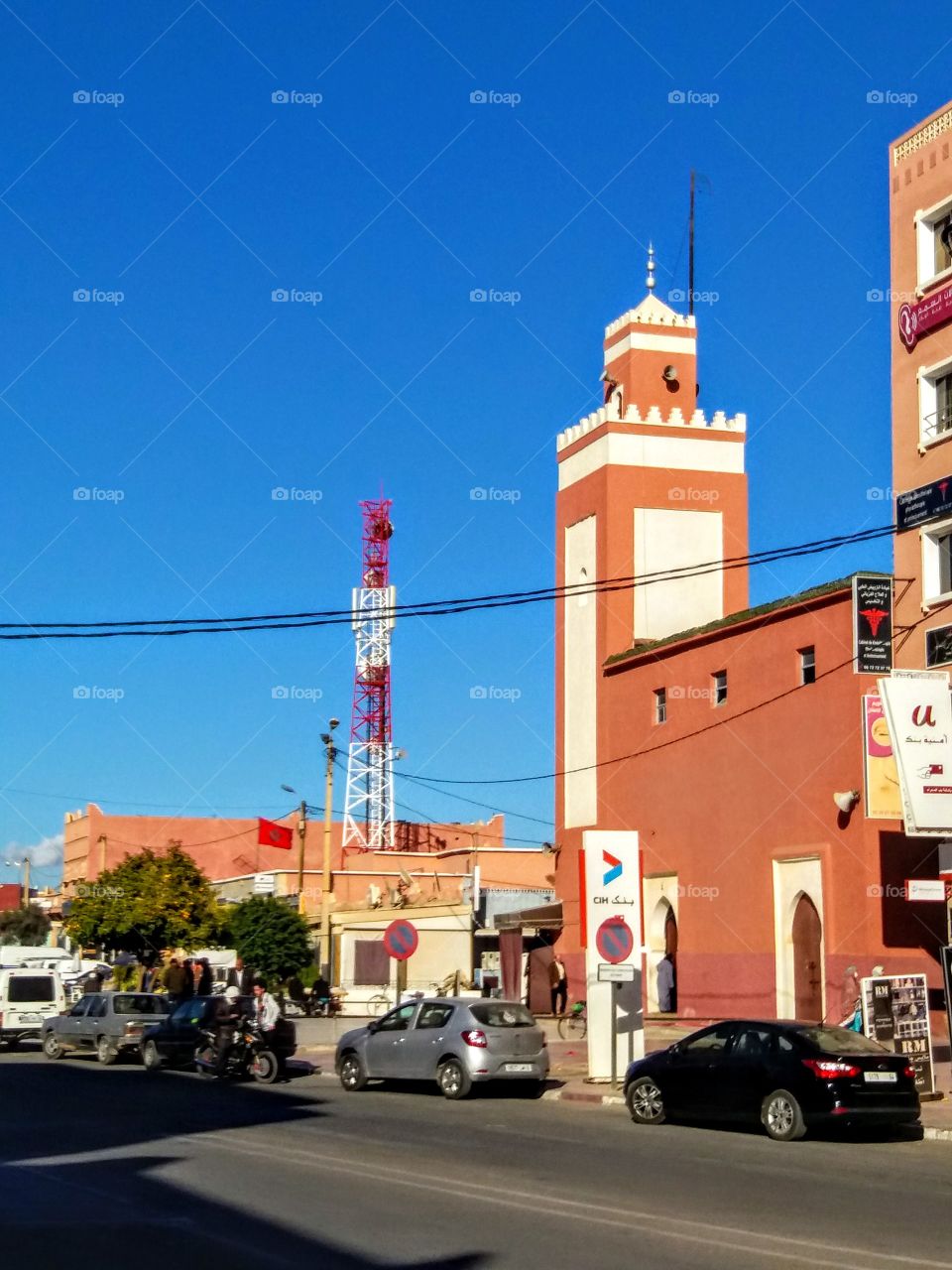 An amazing mosque in Goulimine city,in the South of Morocco