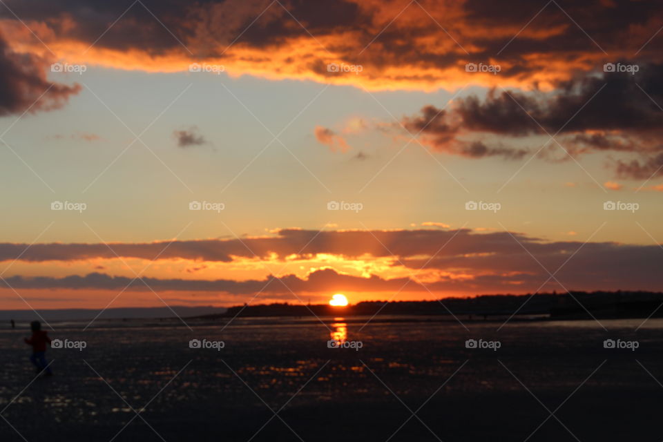 Sunset, Dawn, Evening, Dusk, Water