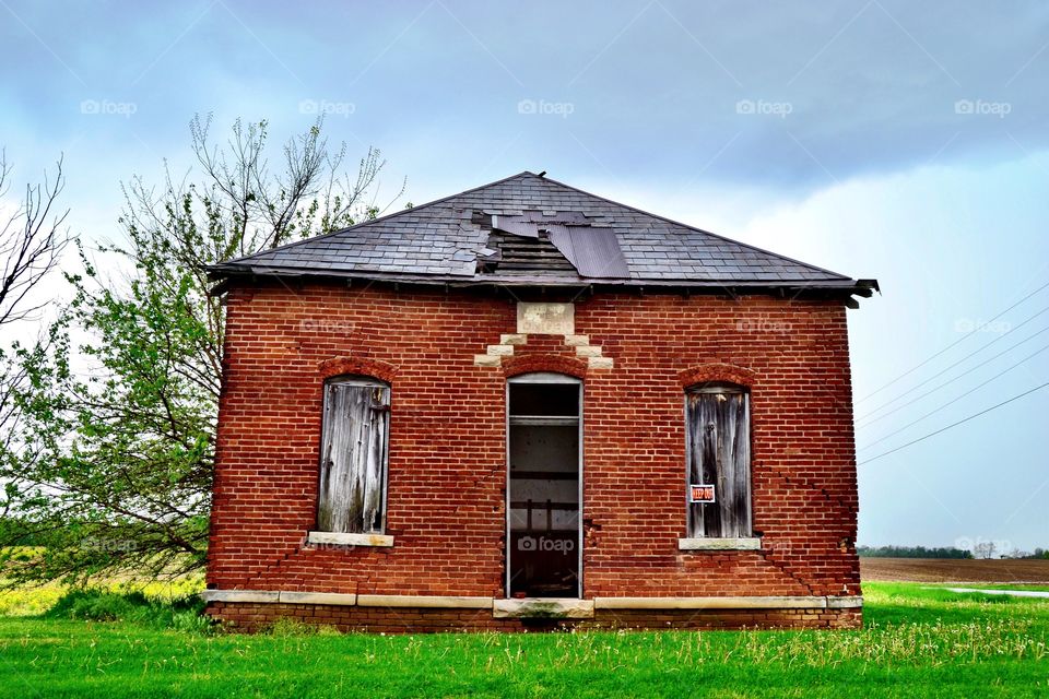 Old schoolhouse in Indiana 