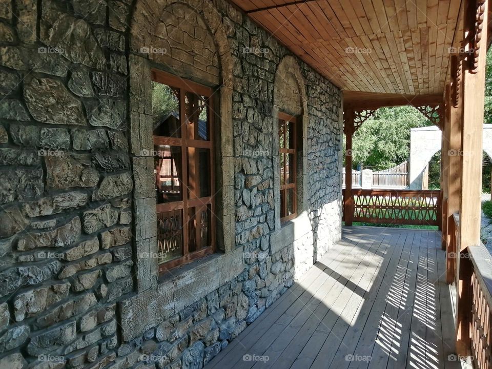 Veranda with a beautiful view