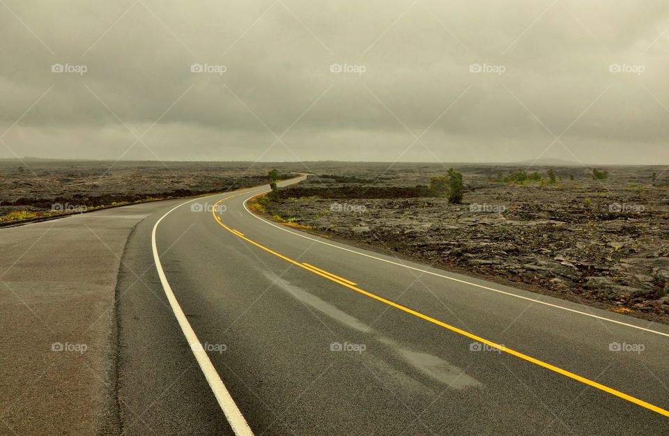Commuting through volcanic rock