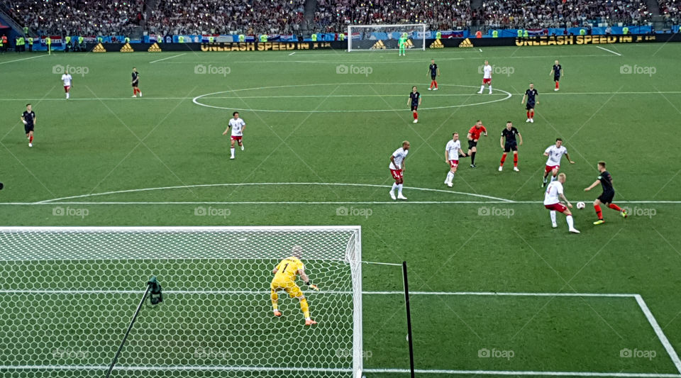 FIFA 2018 match Croatia-Denmark in Nizhny Novgorod