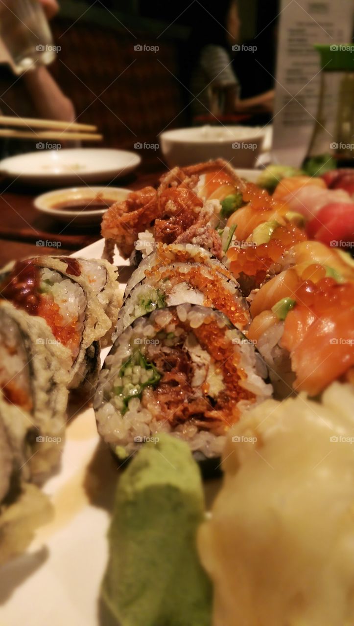 Sushi. Japanese cuisine